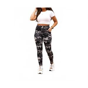 NEW JULIA ROSE luxe leggings in charlie camo
